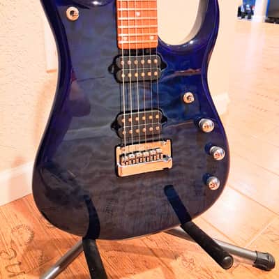 Ernie Ball Music Man JP15 2015 - Blue Burst image 2