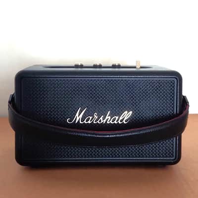 Marshall Kilburn III Portable Bluetooth Speaker- Black & Brass image 2