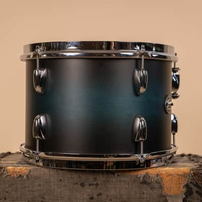 Gretsch Renown 8x12 Satin Antique Blue Burst Tom image 3