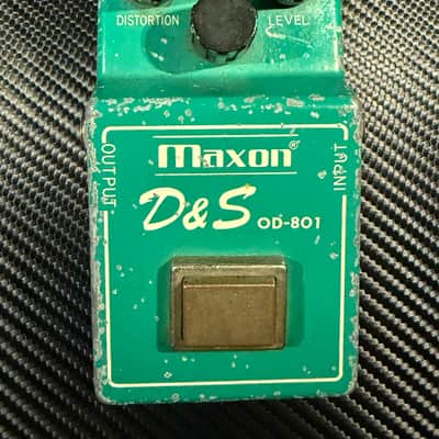 Maxon D&S OD-801 1980s - Overdrive/Distortion/Boost, Dark Green image 2