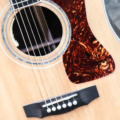 Guild D-55E Natural LR Baggs Anthem Dreadnought Acoustic Electric Guitar w/Case image 8