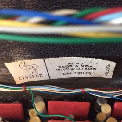 Original vintage VOX Super Continental 1967 analog combo organ image 19
