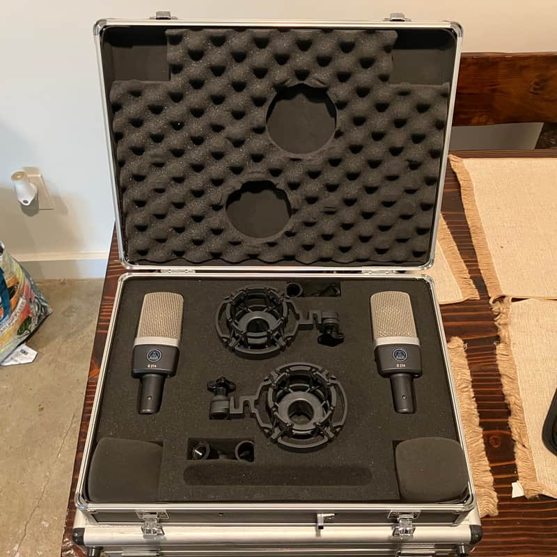 AKG C214 Stereo Matched Pair w/ Case image 1