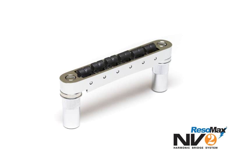 Graph Tech Resomax NV2 6mm Tune-o-matic bridge - Chrome - PS-8863-C0 image 1