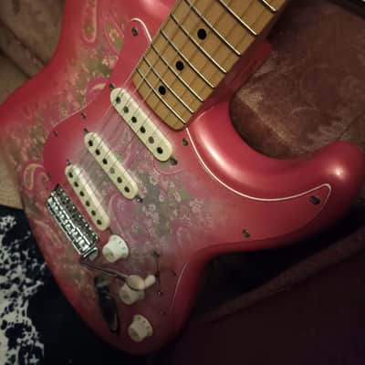 Fender Stratocaster 1985 made in Japan. All original. Paisley Pink. The Pink Panther. image 6