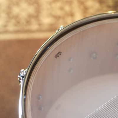 DW 6.5x14 Collector's Pure Oak HVLT Natural Lacquer Snare Drum - SO#1424770 image 6