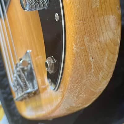 1976 Fender Precision Bass (Natural, Rosewood Fretboard, All Original) + Brand New Fender Case image 8