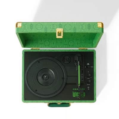 Crosley RSD Cruiser Plus Turntable - Wicked Movie Edition- 3-Speed Bluetooth- Elphaba Green image 3