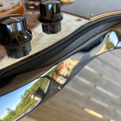 Squier Bass Vi loaded Body project parts caster - Sunburst electric guitar image 18