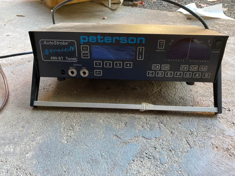 Peterson 490-ST AutoStrobe Tuner with Stretch Tuning Black image 1