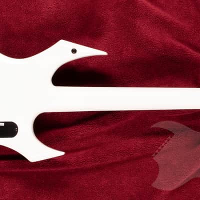 B.C. Rich Warlock Prophecy II with Quad Left Hand - Matte White image 12