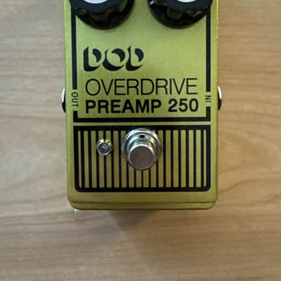 DOD Overdrive Preamp 250 Reissue with LM741 Op Amp 2023 - Bullion Gold image 1