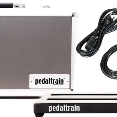 Pedaltrain Metro 16 3-RAIL 16" x 8" PEDALBOARD w/Hard Case and Voodoo Lab Pedal Power 2 Plus Power Supply image 1