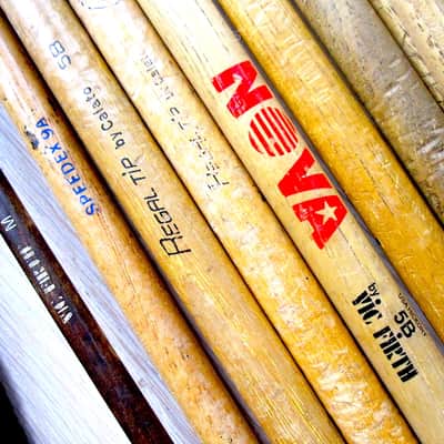 Drum Sticks, Brushes, Mallets, Stick Bag Lot image 9