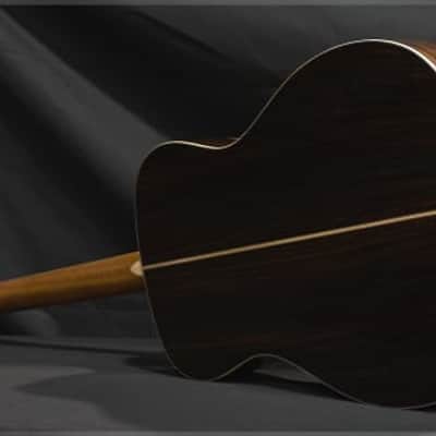 Hozen Red Label HR-OM-AR Torrefied Adirondack Spruce/Indian Rosewood image 2