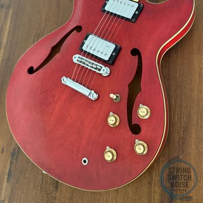Yamaha SA700, “335” Guitar, 1977, Persimmon Red, 1ST YEAR PRODUCTION image 1