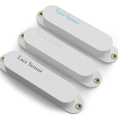 LACE Sensor "Blue Fire Set" 3-Pack Single Coil Pickups - White image 3