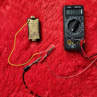 Matsumoku MMK (Aria Pro II, Westone, Westbury, Electra, Vantage...) Covered Black Humbucker - Possibly 1980's - 1990's - Black - 11.35K ohm - Made in Japan MIJ image 10