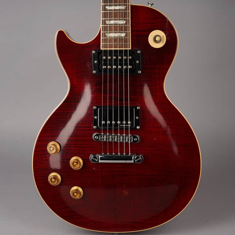 Gibson Les Paul Standard - Left Handed - 2002 - Plus Top - Wine Red w/OHSC