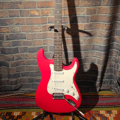 Monoprice S-Style Electric Guitar Red image 1