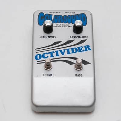 Rare Colorsound Octivider Vintage Early 70's Octaver, featured on