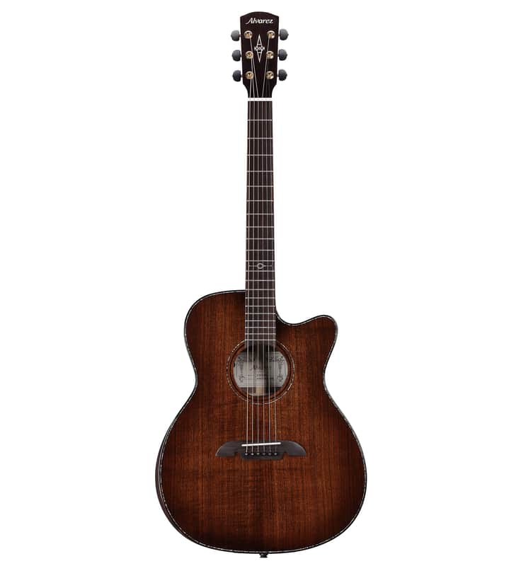 Alvarez MFA77CEARSHB Folk Acousstic / Electric Guitar in Shadowburst Finish image 1