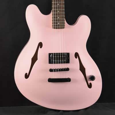 Fender Tom DeLonge Starcaster Satin Shell Pink Rosewood Fingerboard image 1