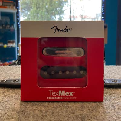 Fender 099-2263-000 Tex-Mex Telecaster Pickup Set 2010s - Chrome / Black image 1
