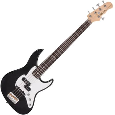 Fret-King Black Label Perception 5-String Bass ~ Gloss Black image 1