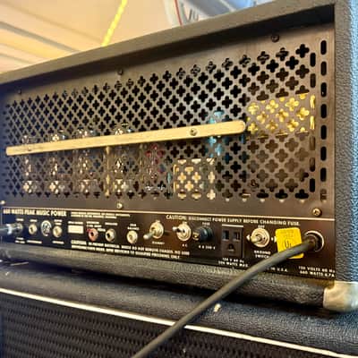 Fender 300ps bass guitar amplifier c 1969 Blackface all tube 300 watt ampeg svt killer original vintage usa 300-PS image 6