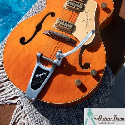 2006 Gretsch G6120-1960 Nashville Reissue - w Original Bigsby - Western Orange - Made in Japan image 18