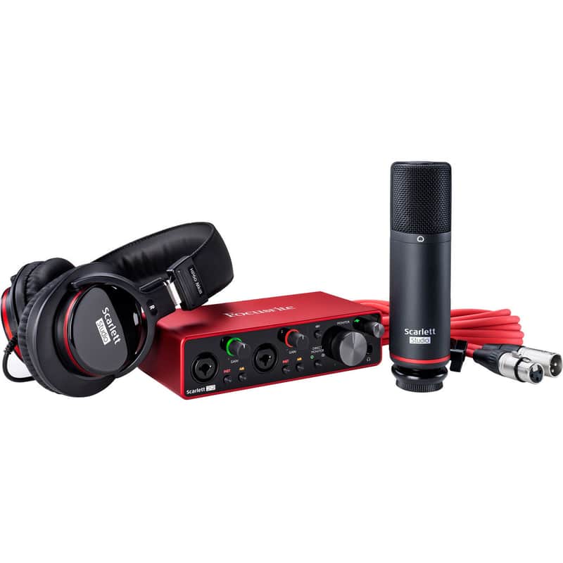 Focusrite Scarlett 2i2 Studio 3rd Gen USB Recording Bundle image 2