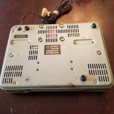 Telefunken Iconic Rare Early Stereo Tube Amp S81 1958-1961 - Pale Green Hammered Paint image 8
