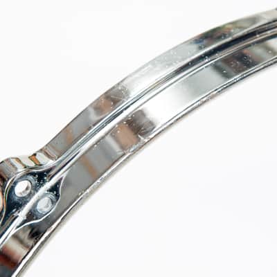 Tama Star-Cast 14" 8-lug snare side hoop 1990-2000 - Chrome image 7