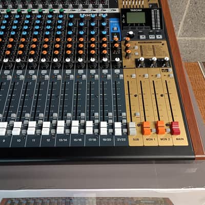 TASCAM Model 24 Multitrack Recorder / Mixer / USB Interface - Black with Wood Cheeks image 6