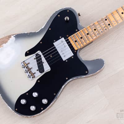 2025 Fender Custom Shop Limited Edition ‘67 Telecaster Custom Super Heavy Relic Inca Silverburst w/ Case, CoA image 1