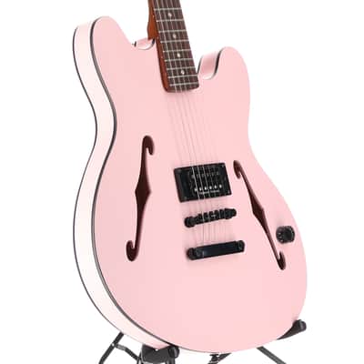Fender Tom DeLonge Starcaster, Satin Shell Pink, Professional Setup (SR) (01486) image 3