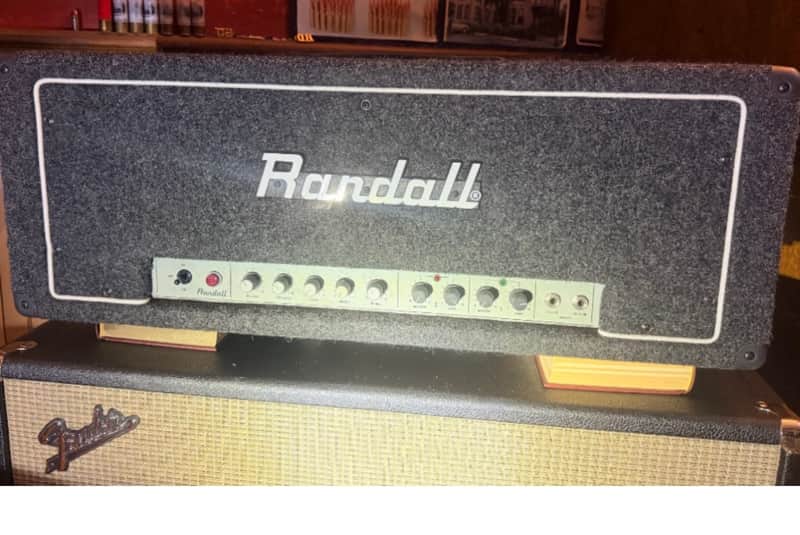 Randall RG100 150 watt Amp Head 1988 - Grey carpet aka rat hair