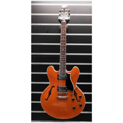 Heritage Standard H-535 Semi-Hollow Electric Guitar Custom Orange Trans image 2