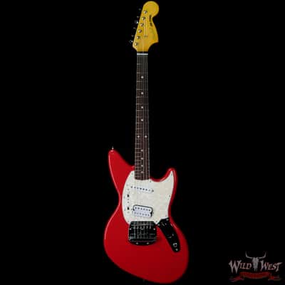 Fender Kurt Cobain Jag-Stang Rosewood Fingerboard Fiesta Red image 3