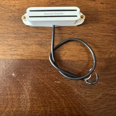 Seymour Duncan SHR-1n Hot Rails Strat Neck Pickup 2010s - White image 2