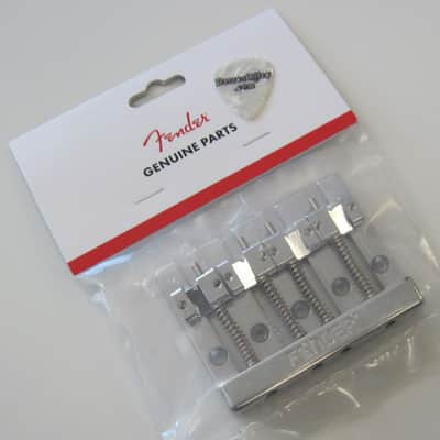 Fender High Mass Bass Bridge IV with Zinc Saddles 0994407000 image 3