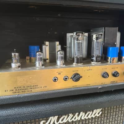 1971 Marshall JMP 50 Watt 1987 Lead Big Box Amp Head w/New Road Case image 4