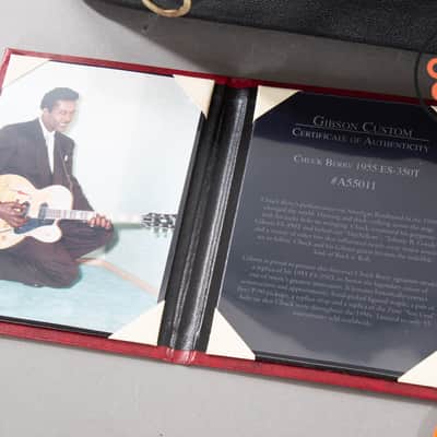 2019 Gibson Custom Shop Chuck Berry Signature ’55 ES-350T – 1 of 55, COA & Case image 13