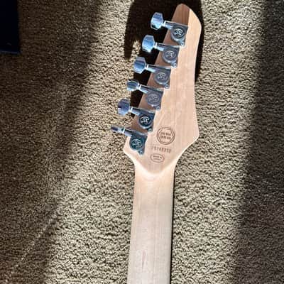 SX VTG Vintage Series Candy Blue Stratocaster Left Handed image 12