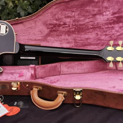 Gibson Les Paul Custom 1957 Historic 3 Pick-Ups Bigsby Lefty 2019 Ebony LH Lefthand Black Beauty image 18