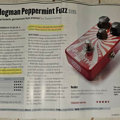 Analogman Peppermint Fuzz New Old Stock image 12