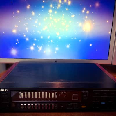 SONY SEQ-333ES Vintage Stereo Graphic Equalizer Side Wood Panels image 5