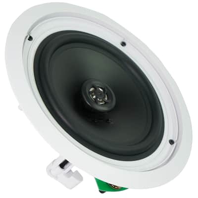 2) Rockville CC80T White 8" Commercial 70v Ceiling Speakers For Restaurant/ Bar image 13