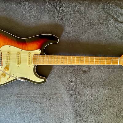 Dillion USA Custom Strat  Flame burst image 1